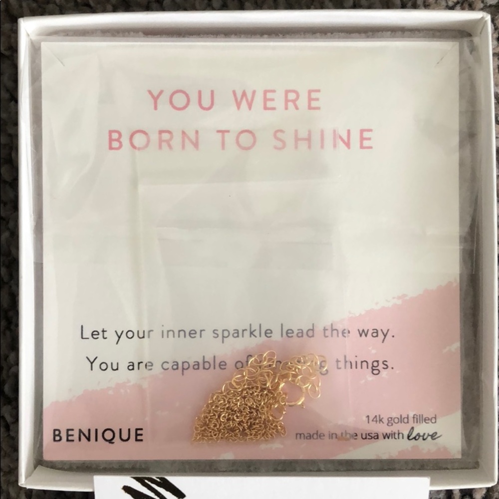 NWT Gold chain in box